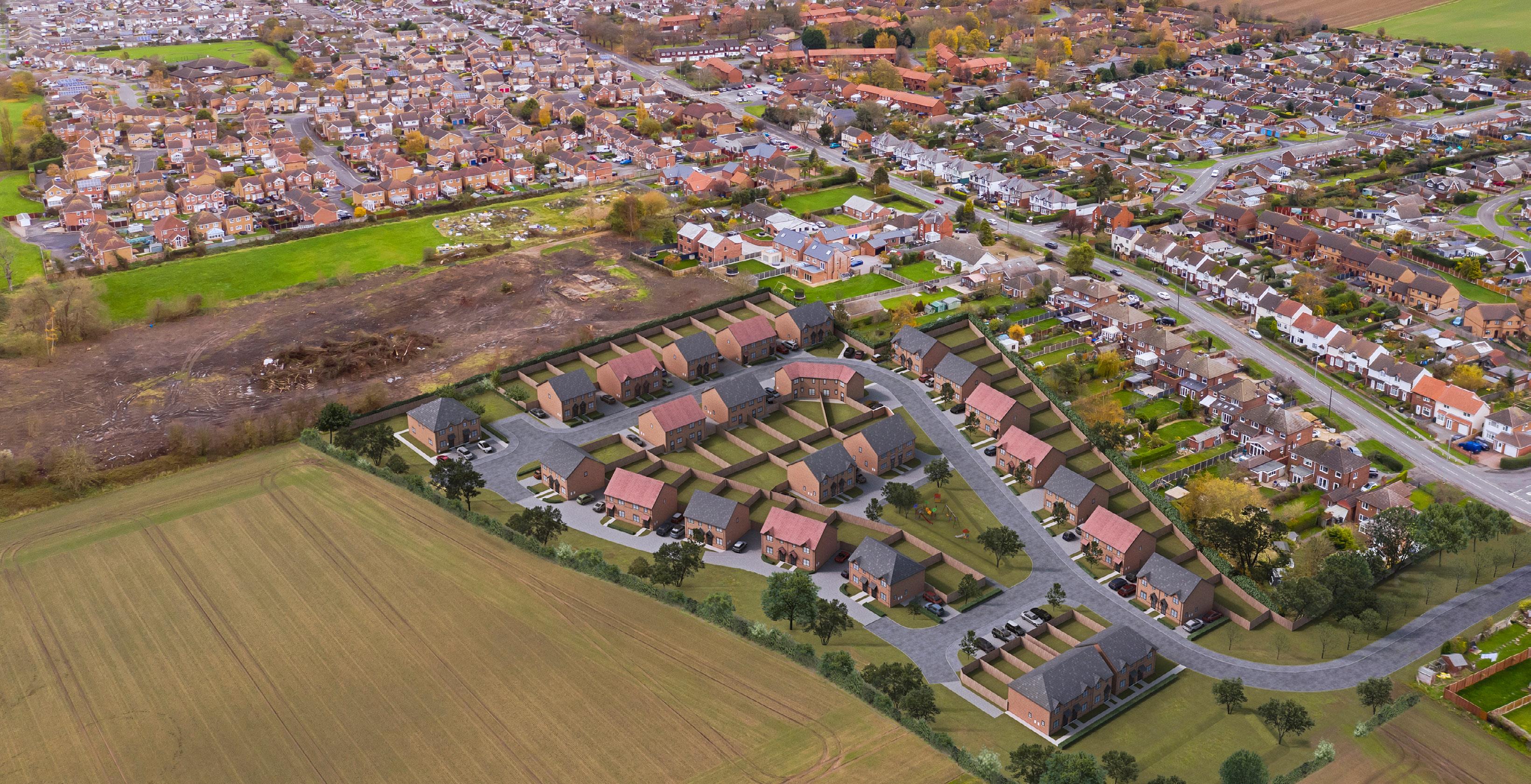 Longhurst Group unveils plans for 53 affordable homes near Lincoln