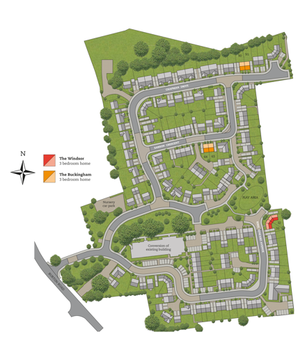 Scholars Walk development map