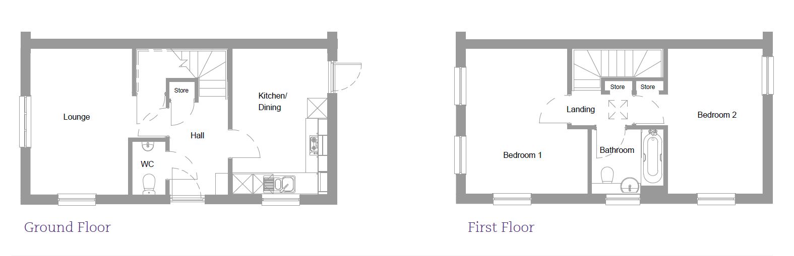 The Cardinham floor plans