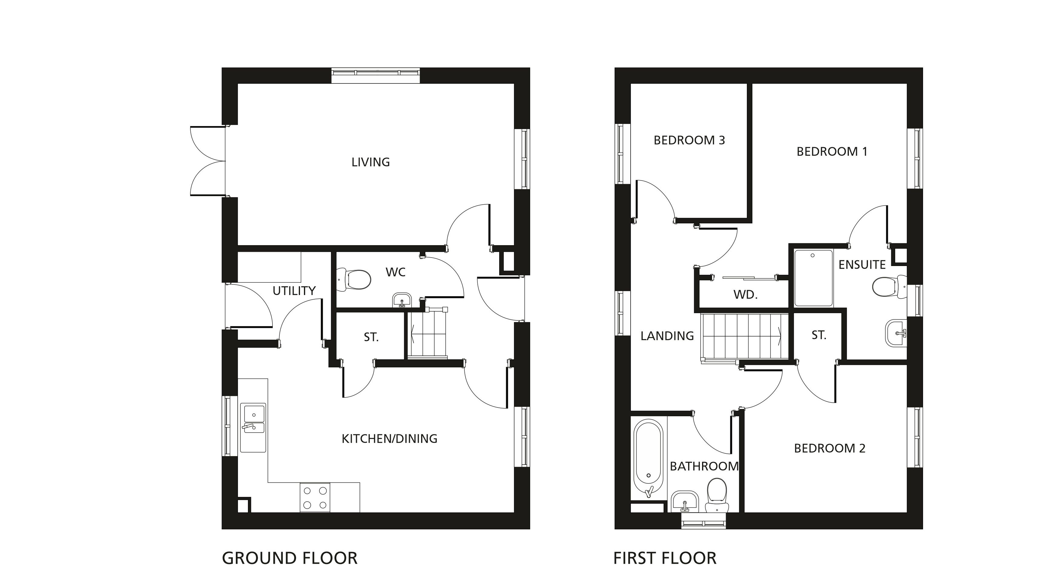 The Hawthorn floorplan