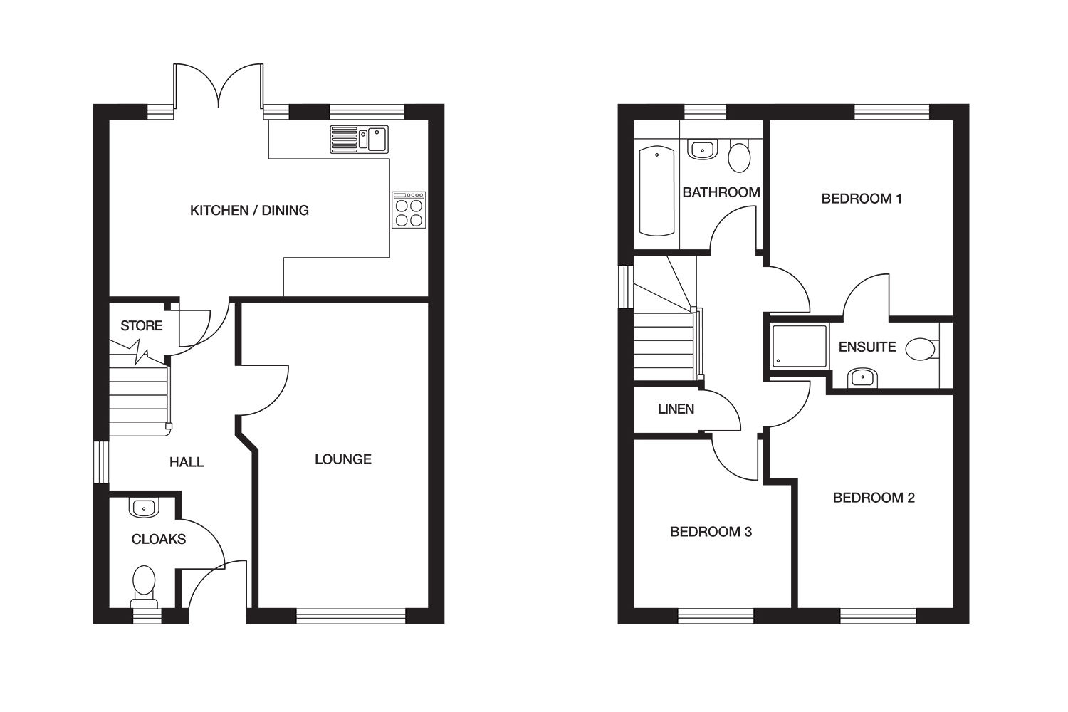 The Lansdown floorplans