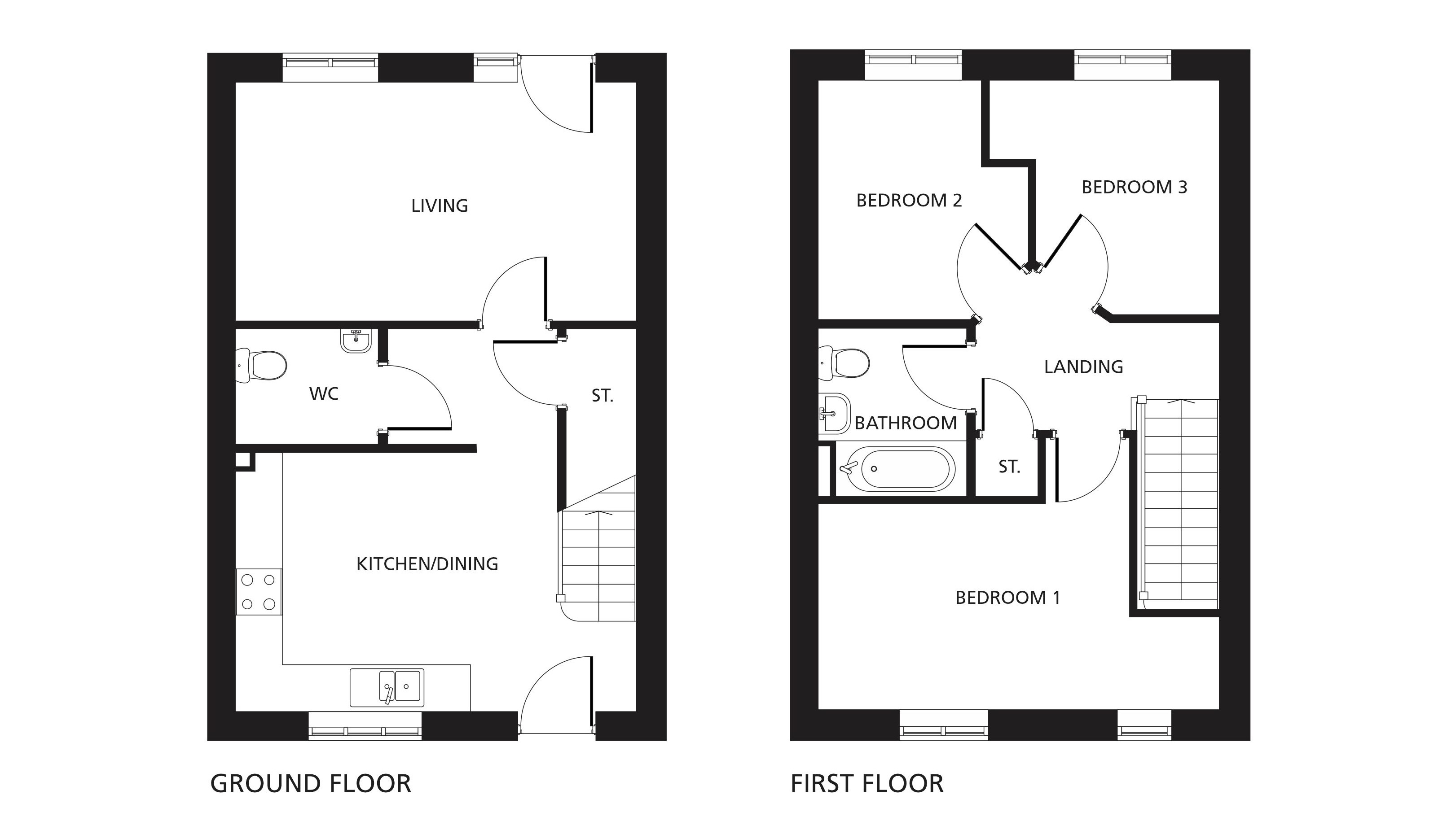 The Brogue floorplans