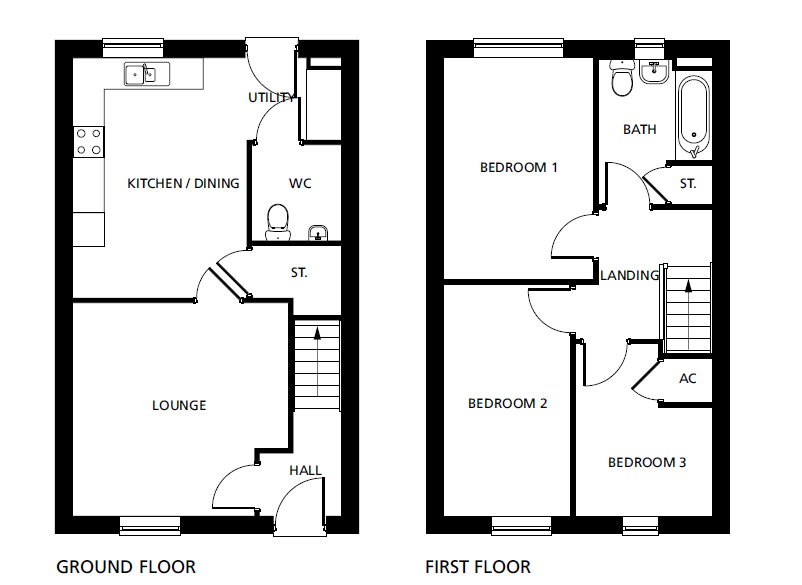 The Southey floorplans