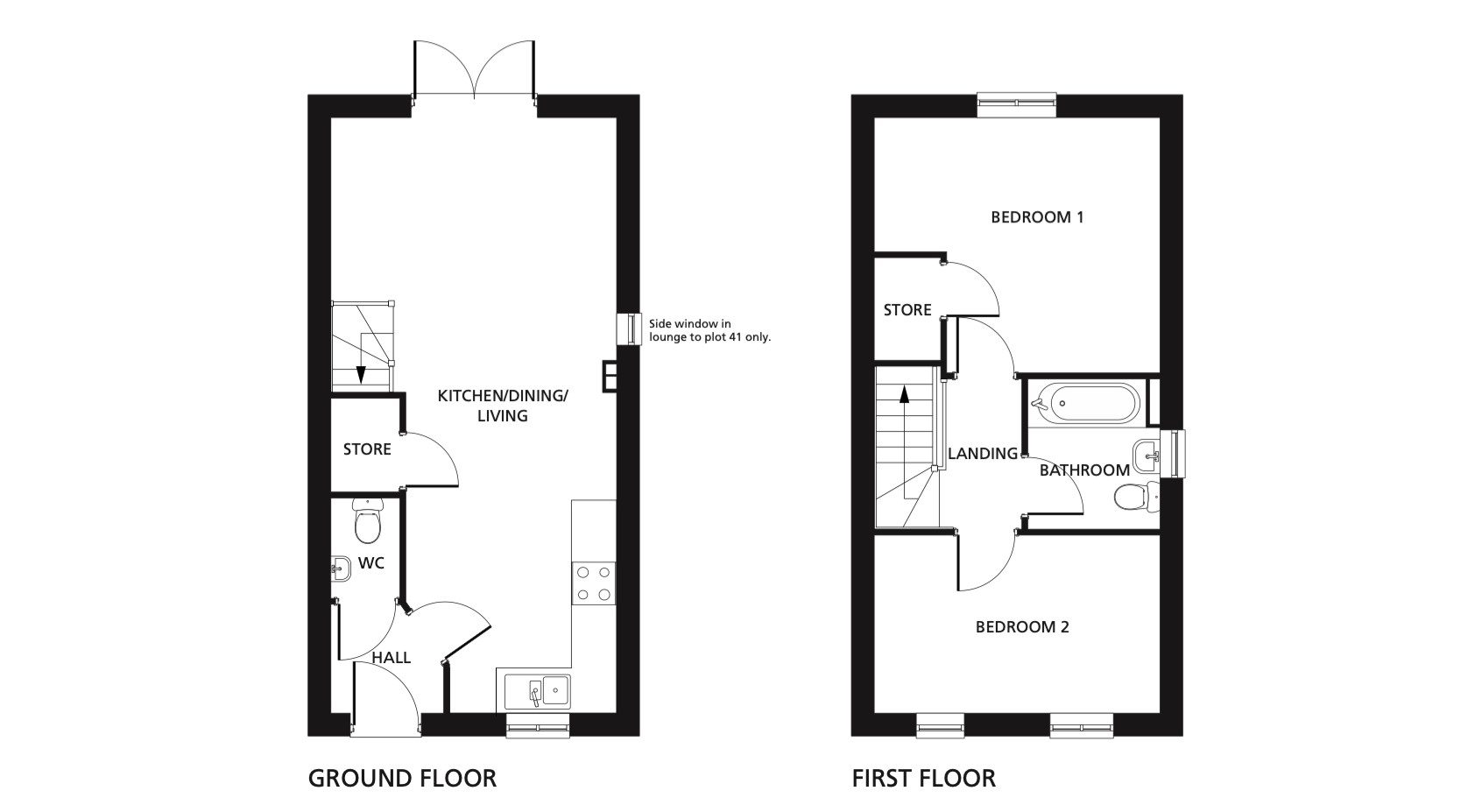 The Haldon floorplans