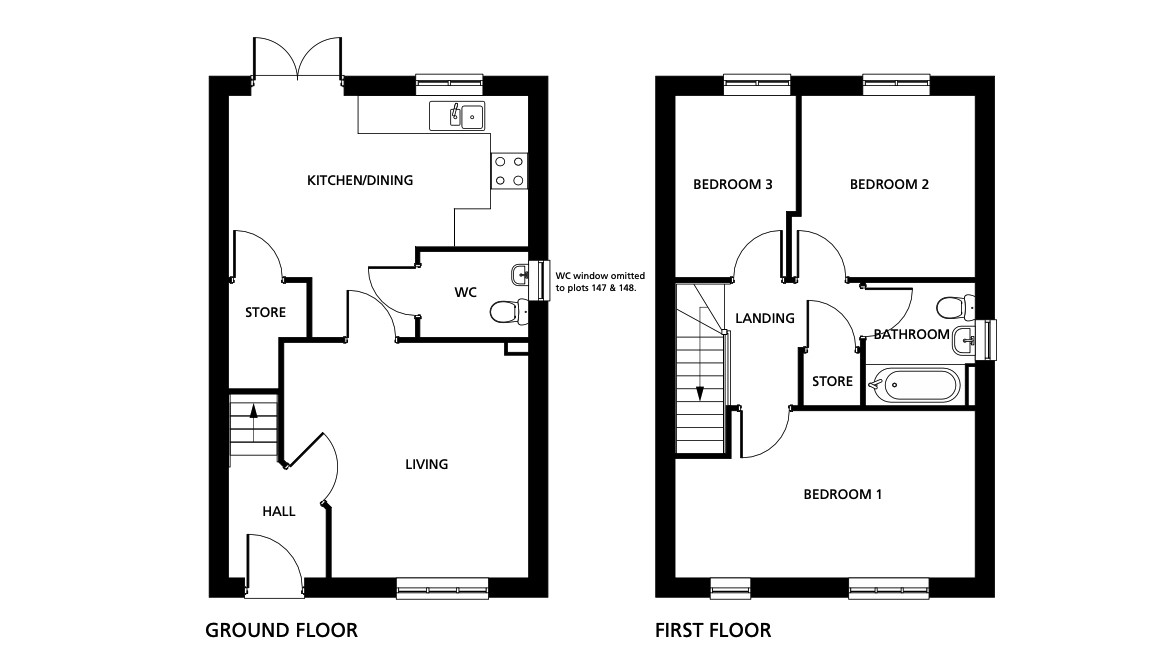 The Rendlesham floorplans