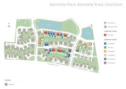 Barrowby Place site map