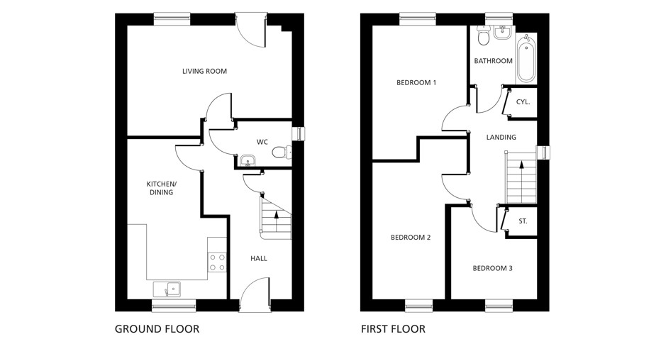 Plot 43 floorplans