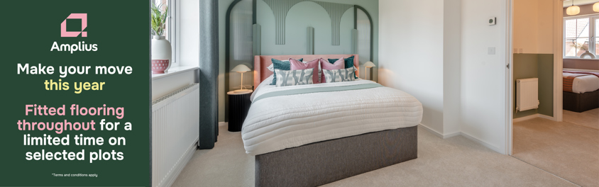 Fitted flooring throughout