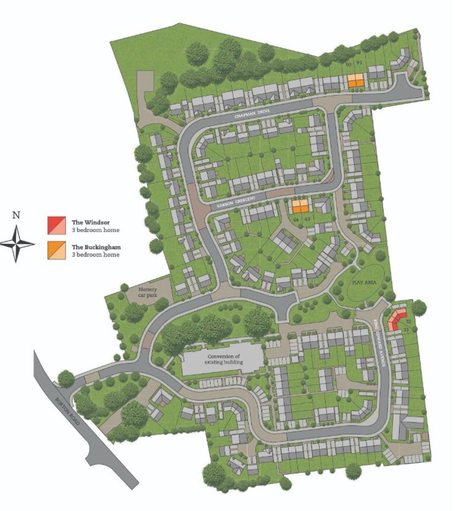 Scholars Walk site map
