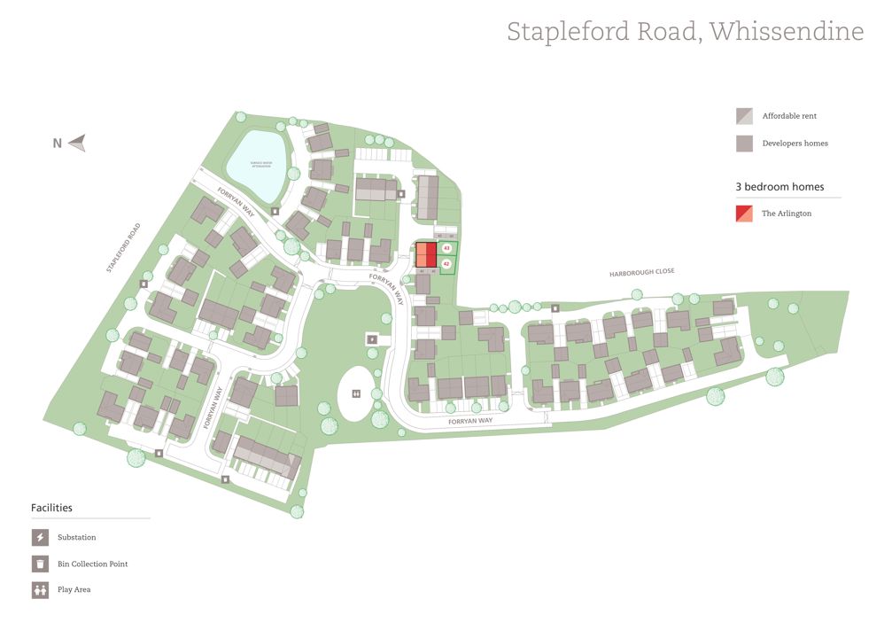 Whissendine Grove development map